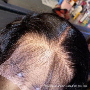 Cheap Raw Brazilian Virgin Human Hair Full Hd Straight Lace Front Wig Vendor Hd Transparent Lace Frontal Wig For Black Women